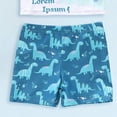 thumbnail image 5 of Linfrsh Swim Suit for Boys Toddler Boys 3-Pieces Swimsuit Sets Bathing Suit Rash Guards Sunsuit Swimwear with Hat(Sky Blue,3-4 Years), 5 of 8