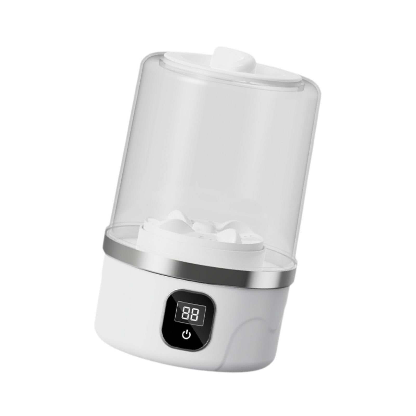 CarpNettore Mini Washing Machine Underwear Bras Socks Washer Rechargeable Laundry Appliances White