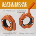 thumbnail image 3 of Collares magnéticos para barra olímpica Bells of Steel de liberación rápida, 3 of 8