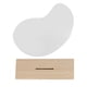 thumbnail image 5 of Espejo de maquillaje irregular Espejo de escritorio de acrílico decorativo con base de madera Herramienta de belleza cosmética, Estilo frijol Inevent HA001864-01, 5 of 6