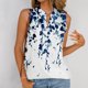 thumbnail image 2 of Camiseta sin mangas suelta con cuello en V y estampado informal a la moda para mujer Pompotops lopia998804, 2 of 5