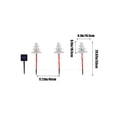 thumbnail image 3 of Solar Christmas Lights Outdoor - 3-in-1 Snowflake & Tree Garden Decor with Multiple Lighting Modes, 3 of 8