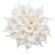 thumbnail image 2 of Yuarrent Sola flor artificial Flor artificial de la PU para la decoración de la ceremonia de boda del Ministerio del Interior Flores artificiales blanco amarillo PC 1, 2 of 6
