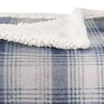 thumbnail image 2 of Eddie Bauer / Collection Polaire Brossée / Couverture Réversible Sherpa, Douce & Confortable, Parfaite pour Lit Ou Canapé, Nordique Minuit, 2 of 7