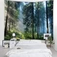 thumbnail image 4 of Tapiz de bosque, decoración del hogar, tapiz de paisaje, sala de estar, dormitorio, decoración, tapiz mágico, cortina Vhermosa WRMH-46-2, 4 of 4