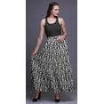 thumbnail image 3 of Bimba Jupes Maxi Imprimées pour Femmes Style Bohème Gypsy Longue Jupe en Coton, 3 of 5