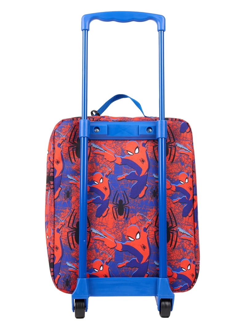 Marvel Spiderman 7-Piece Kids Luggage Set, 14” Softside Rolling