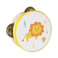 thumbnail image 1 of Pandereta de mano de madera de , instrumentos de percusión, tambor de mano, juguete educativo para juegos, juguetes, karaoke, niños pequeños 10 centímetros, 1 of 8