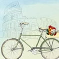 thumbnail image 3 of McCavitt, Naomi 15x15 Black Modern Framed Museum Art Print Titled - Biking Through Rome, 3 of 5