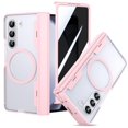 thumbnail image 1 of Funda VEGO para Samsung Galaxy Z Fold 5 con pantalla de privacidad rosa, 1 of 9