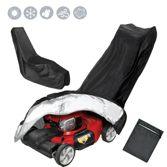 ASTRAEA Outdoor Push Lawn Mower Cover, Heavy Duty Waterproof Tractor Protector UV Protection Universal Fit for Greenworks, Craftsman, Husqvarna and More