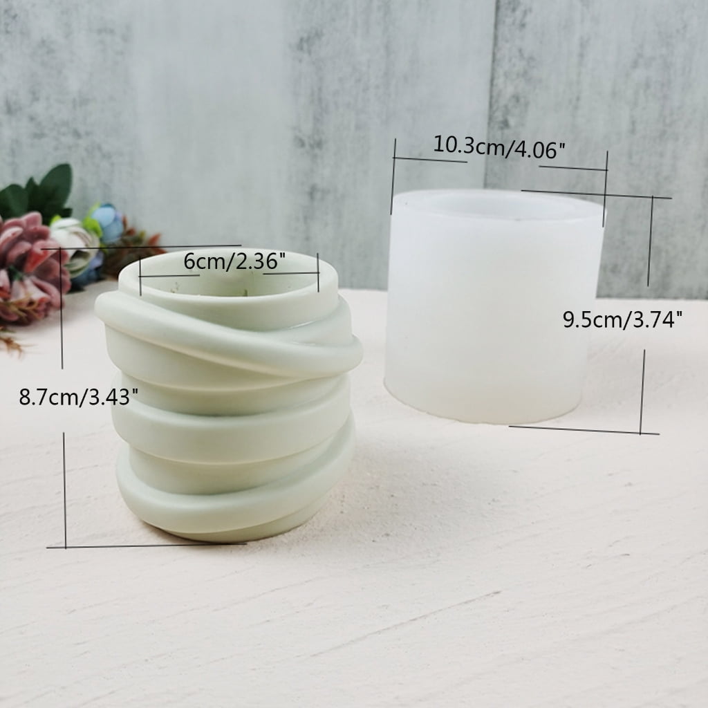 Succulents Flower Pot Resin Silicone Mold Suitable for Diy Garden Concrete Flower Pot Candle Holder Crafts Home Decor