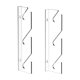 thumbnail image 1 of Soporte de pared para patineta, expositor transparente para organizar patinetas, colgador para hogar, garaje y habitación., 1 of 9
