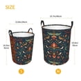 thumbnail image 5 of XMXT Collapsible Laundry Basket, Classic Turkish Rustic Pattern Waterproof Laundry Hampers Storage Baskets Dirty Clothes Hamper, 40L, 5 of 8