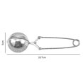 thumbnail image 2 of Colador de té de acero inoxidable YONGSHENG infusor portátil Ballrose Gold, 2 of 5