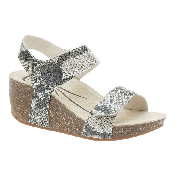 ABEO Una Neutral - Wedge Sandals in Animal Print - Walmart.com