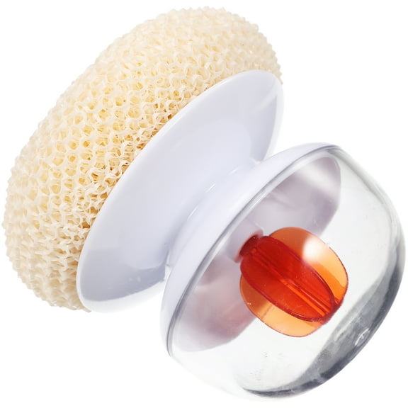 Steel Ball Brush Cookware Scrubbers Stainless Plastic Dish Kitchen Cleaning White