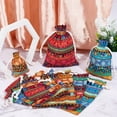 thumbnail image 6 of 12Pcs Drawstring Gift Bags Bohemian Linenette Drawstring Bags Ethnic Style Burlap Bags for Wedding Party Arts Craft Presents Snacks Jewelry, 6 of 9