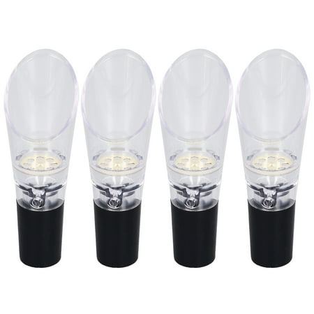 

4PCS Wine Aerator Pourer PC Eco Friendly Decanter Spout Bar Accessories for Household PartyGold