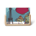 thumbnail image 1 of Paris Airship France Eiffel Tower Landscape Photo Wooden Photo Frame Tabletop Display, 1 of 3