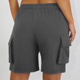 thumbnail image 5 of aidice Womens Cargo Shorts Loose Fitting Drawstring Elastic Waisted Summer Casual Stretchy Cargo Shorts with Multi Pockets, 5 of 6