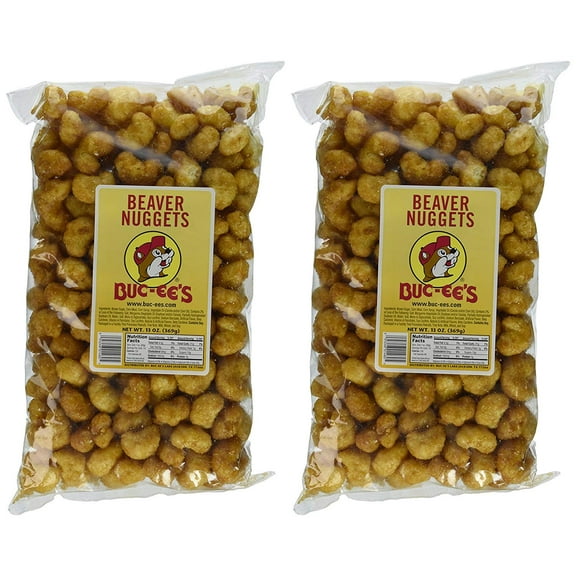 Buc-ee's Beaver Nuggets Caramel Coated Corn Puff Snacks 13oz - 2 Bags