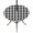Black, variant on Round Outdoor Tablecloth with Umbrella Hole and Zipper, Farmhouse Checkered Tablecloth with Elastic Waterproof, Black White Buffalo Plaid Patio Table Covers for 55" - 60" Picnic Pool Tables