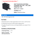 thumbnail image 2 of Auto Transmission Axle Relay - Compatible with 1994 - 1997, 2001 Dodge Ram 1500 1995 1996, 2 of 2