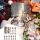 thumbnail image 5 of Calendario De Adviento Para Las Fiestas Navideñas 2025 Colgante De Muñeco De Nieve Jugando Con Un Bebé Conjunto De Decoración 2D Colgante Festivo, 5 of 8