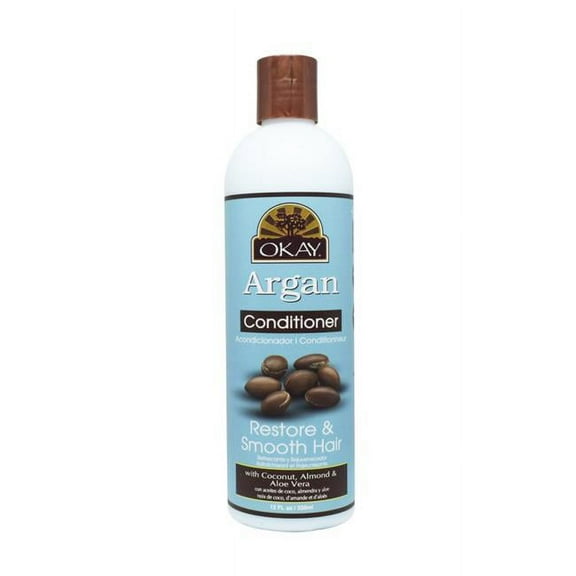 OKAY OKAY-ARGANC12 12 oz Argan Conditioner Restoration & Smooth Hair
