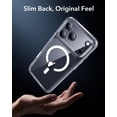 thumbnail image 3 of ESR Magnetic Phone Case for iPhone 17 Pro, Compatible with MagSafe, Camera Control, Shockproof Military-Grade Protection, Clear, 3 of 7