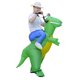 thumbnail image 4 of stock Listo disfraz Inflable De Dinosaurio alien sumo Polla Tiburón Flamenco Fiesta Disfraces Unicornio Traje cosplay Halloween Para Adultos Niños, 4 of 4