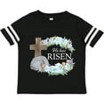 thumbnail image 3 of Inktastic Easter He Has Risen with Cross and Flowers Boys or Girls Toddler T-Shirt, 3 of 5