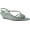 Silver, variant on women's touch ups celeste wedge sandal