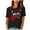 #0226-Black, variant on Uootdi Christmas T shirts for Women Gift Merry Christmas Shirt Xmas Holiday T shirt Christmas Lights Casual Tee Tops