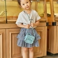 thumbnail image 2 of Baby Girls Soft PU Leather Mini Messenger Bag Lovely Bow-knot Candy Handbags Purse Shoulder Bags for Child Girls, Sky Blue, 3-10Y, 2 of 4