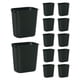 thumbnail image 1 of Bote de basura Rubbermaid Commercial, paquete de 12 unidades, 12,25 L, negro, 1 of 3