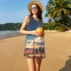 thumbnail image 3 of Fotbe Western Desert Cloud Cowboy Vestido de Verano sin Mangas para Mujer – Vestido Midi Línea A, Estilo Camiseta Floral, Vestido Playero Casual y Fluido, 3 of 7