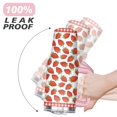 thumbnail image 6 of 40oz Cute Red Strawberry Stainless Steel Flip Straw Tumbler Spill Proof Travel Cup Double Wall Vacuum Insulated Coffee Mug with Top Handle, 6 of 6