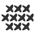 thumbnail image 2 of 10 pares de almohadillas para la nariz para gafas, almohadillas para la nariz para gafas, almohada en forma de D, almohadillas para la nariz adhesivas Negro, 2 of 8
