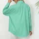 thumbnail image 4 of Pntutb Mujer Cheque Estampado Delgado Solapa Botón Bolsillo Blazer Tops Blusa Abrigo Pntutb Pntutb-7180, 4 of 7