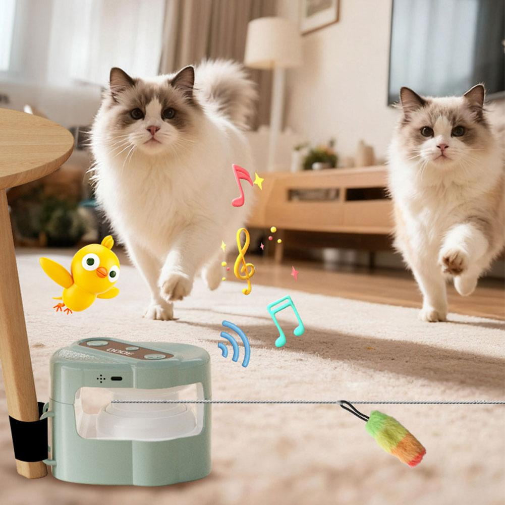 Cat Play Chase  Interactive Cat Toy for Indoor Cats – Automatic Moving & Enrichment Toy for Indoor Cats/Kitten
