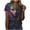 01 Multicolor7, variant on Fewfanhot Clothes for Women Mardi Gras Shirts Carnival Parade Street Short Sleeve Mask Graphic Funny Top Tee