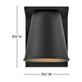 thumbnail image 4 of Hinkley Lighting - Hans - 7W 1 LED Extra Small Outdoor Wall Lantern In Modern, 4 of 10