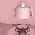 thumbnail image 3 of Humidificador de aire de llenado superior rosa de 3 litros, tiempo de funcionamiento de 25 horas, silencioso ultrasónico de 28 dB, con luz nocturna, apagado automático del pulverizador, boqu, 3 of 5