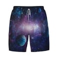 thumbnail image 4 of Lsque Mens Swim Trunks Planets Stars And Galaxies1 Pattern - Bathing Suit Compression Liner - Beach Swim Shorts Swimwear - (S-3XL) - Stretch Quick Dry -3X-Large, 4 of 9