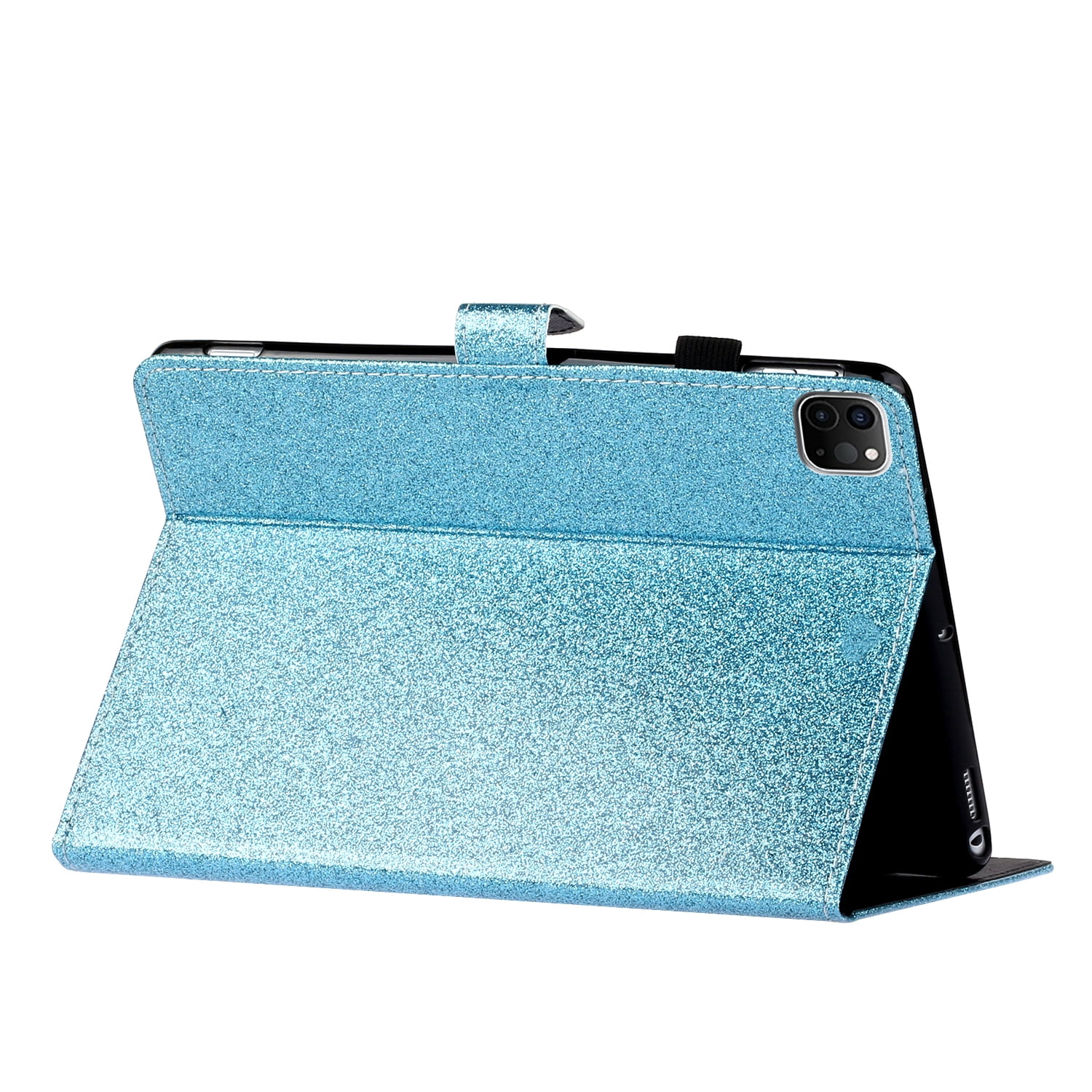 Allytech iPad Pro 11 2020 Case, Slim Fit PU Leather Folio Flip Smart Cover Auto Sleep Wake Shock-Absorption Multi Angle Stand Pencil TPU Inner Case Cover for Apple iPad Pro 11 2nd Gen, Blue