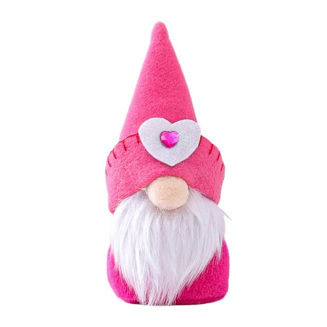Poupée Faite à la Main Mignonne Valentines Décoration de Jour Santa Elf Poupée pour Table