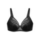 thumbnail image 5 of Sujetadores Minimizer HSIA bordados de cobertura total en negro 38D para mujer, 5 of 5
