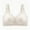 White, variant on LADIGASU Women's Seamless Underwear With Large Chest And Small Fold Paired With Non Steel Rims Sagging Plus Size Full Cup Sports Bra